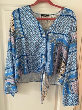 Lulu's Blue Multi-Print Matching Set